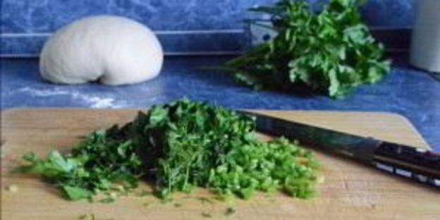 манты с творогом