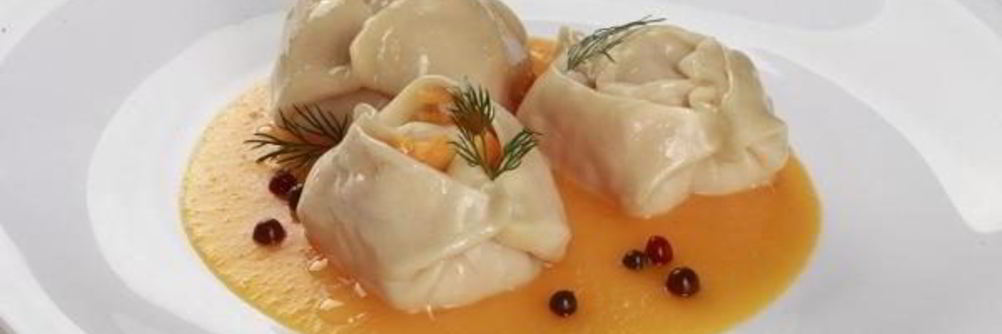 Манты с тыквой