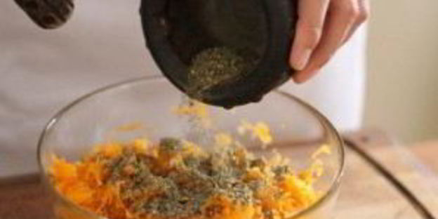 манты с тыквой