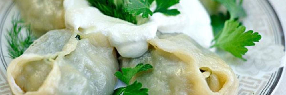 Манты со шпинатом