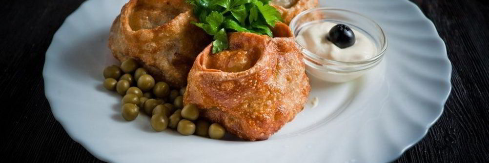 Манты жареные