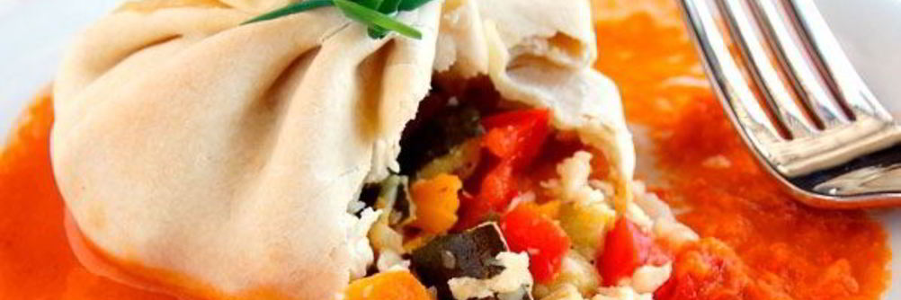 Овощные манты