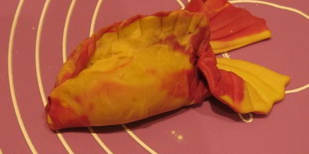 постные манты рыбки с кальмарами