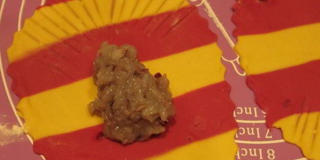 постные манты рыбки с кальмарами