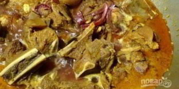 баранина по-французски