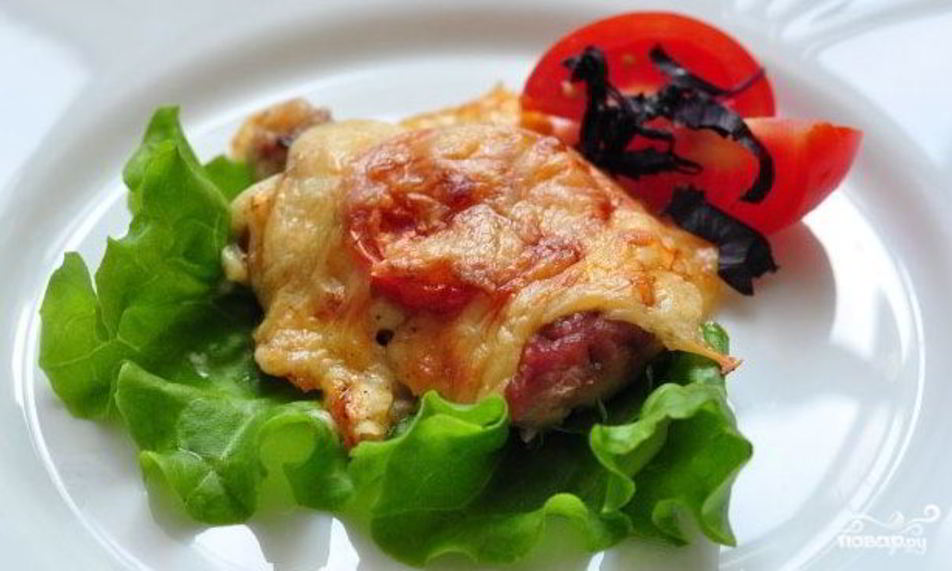 Рецепт говядины по-французски с помидорами