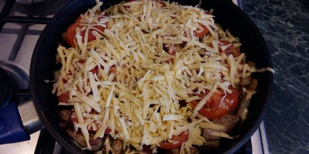 картофель по-французски на сковороде