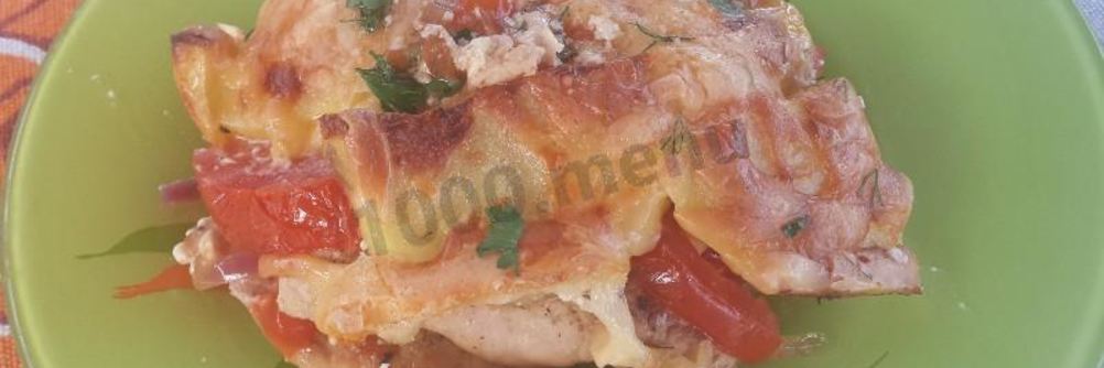 Картофель по-французски с индейкой