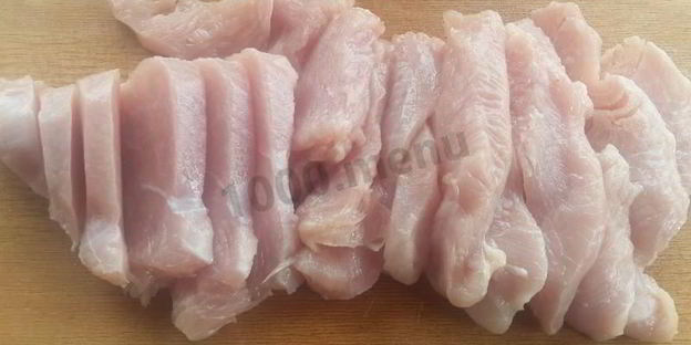 картофель по-французски с индейкой