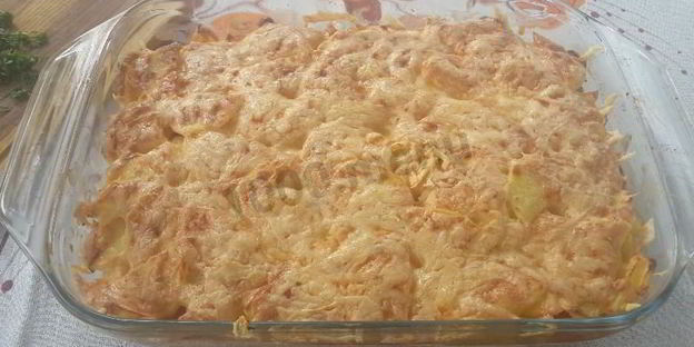 картофель по-французски с индейкой