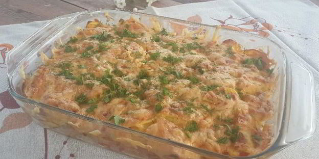 картофель по-французски с индейкой