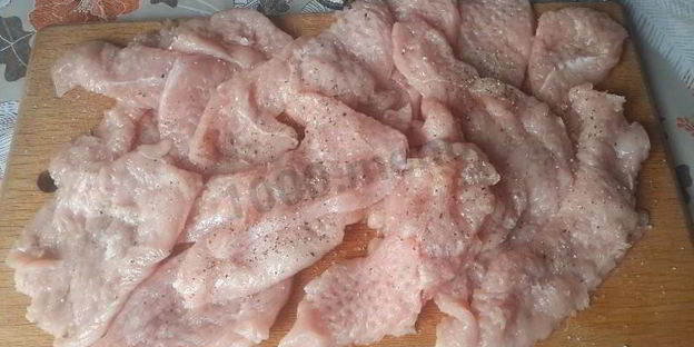 картофель по-французски с индейкой