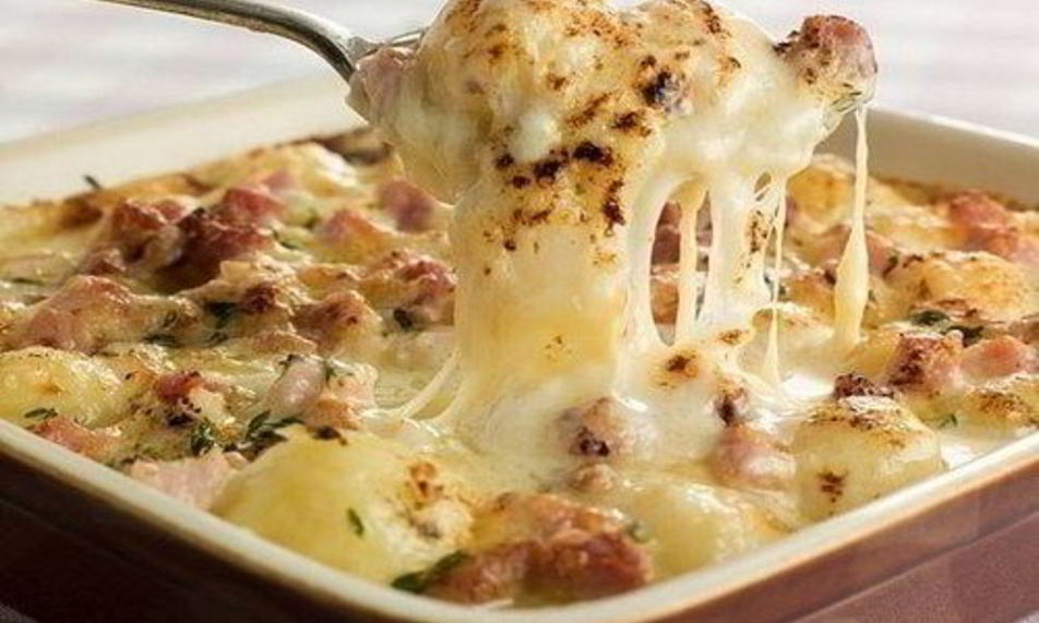 Рецепт картофеля по-французски с сыром и сливками