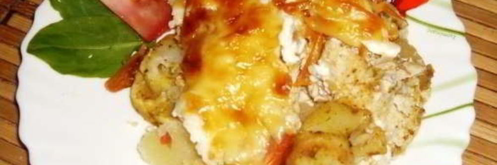 Курица по-французски с картошкой