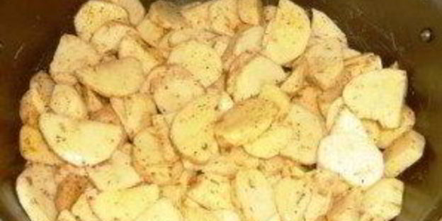 курица по-французски с картошкой