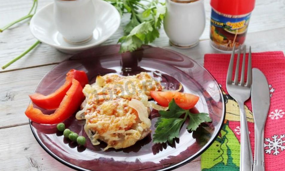 Рецепт мяса по-французски без картошки в духовке