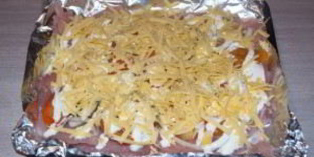 мясо по-французски из куриного филе