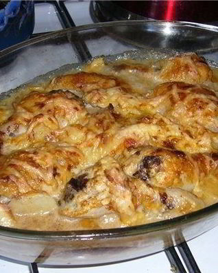 Мясо по-французски из куриных ножек