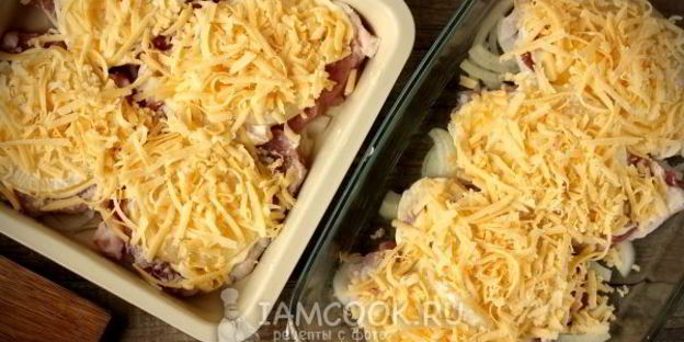 мясо по-французски с ананасами