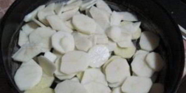 мясо по-французски с фаршем