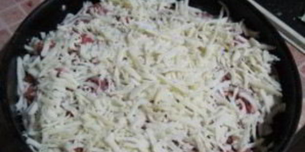 мясо по-французски с фаршем