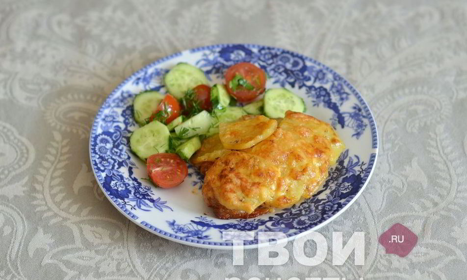 Рецепт мяса по-французски с грибами
