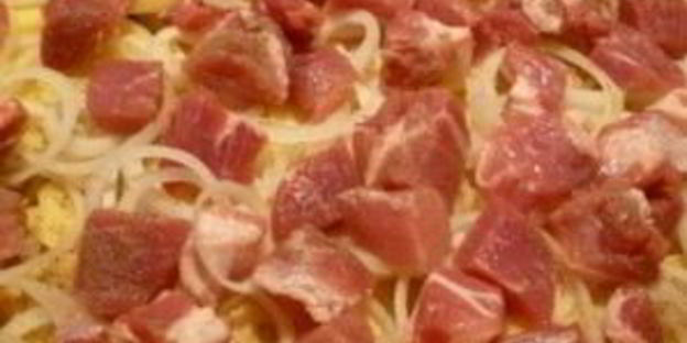 мясо по-французски с картофелем