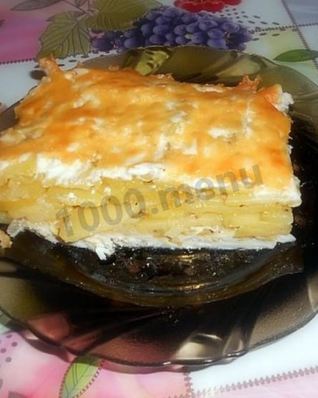 Мясо по-французски с картошкой