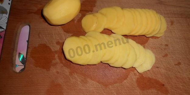 мясо по-французски с картошкой