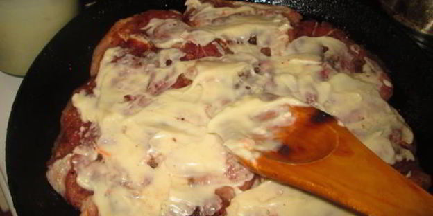 мясо по-французски с овощами и специями