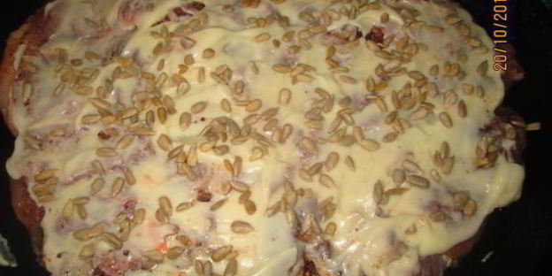 мясо по-французски с овощами и специями