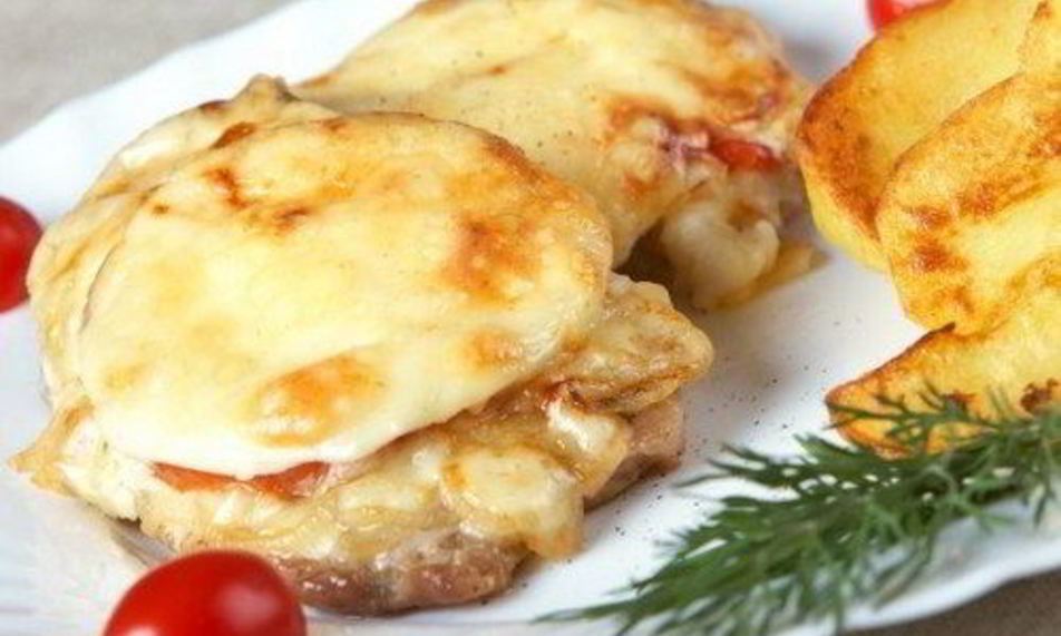 Рецепт мяса по-французски с помидорами