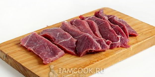 мясо по-французски в духовке