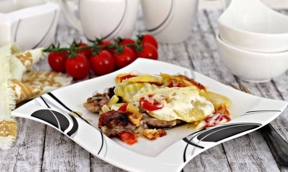 Рецепт мяса по-французсков в мультиварке с картофелем