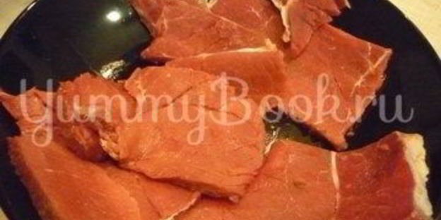 мясо с ананасом по-французским мотивам