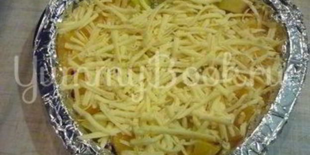 мясо с ананасом по-французским мотивам