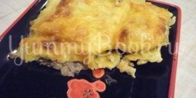 мясо с ананасом по-французским мотивам