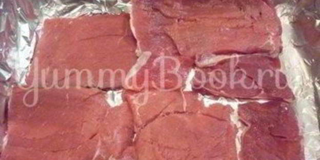 мясо с ананасом по-французским мотивам