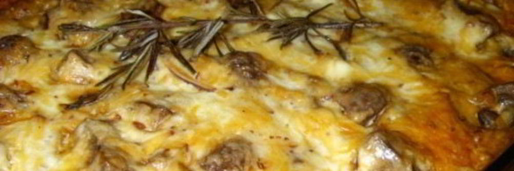 Свинина по-французски с грибами