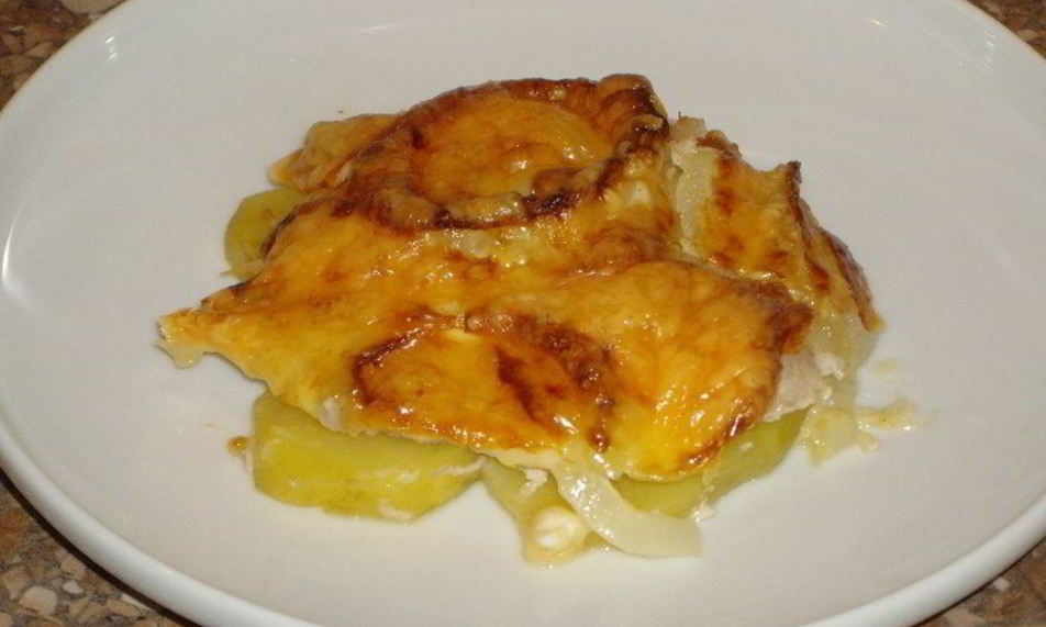 Рецепт свинины по-французски с картофелем