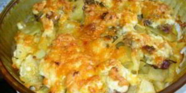 свинина по-французски с картофелем