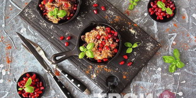 баранина с баклажанами