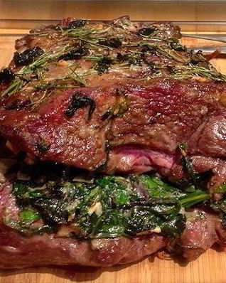 Баранина с зеленью