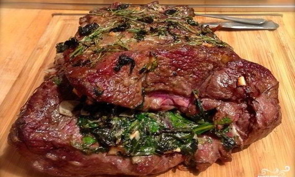 Рецепт баранины с зеленью