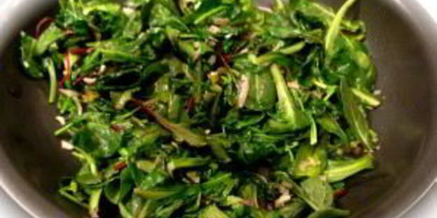 баранина с зеленью