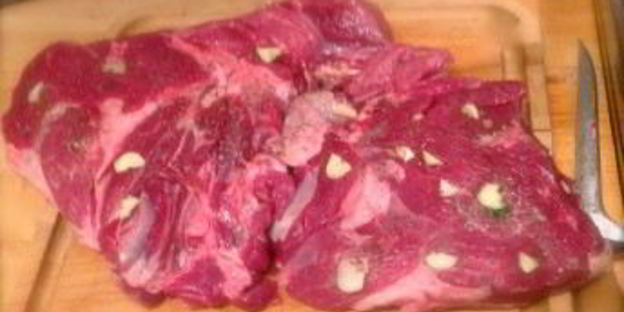 баранина с зеленью