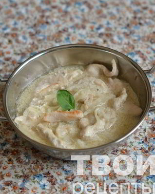 Бефстроганов из курицы