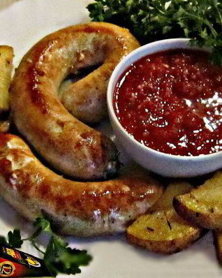 Домашние куриные колбаски с сыром Джюгас