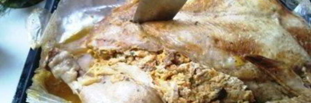 Фаршированная курица