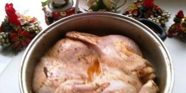 фаршированная курица